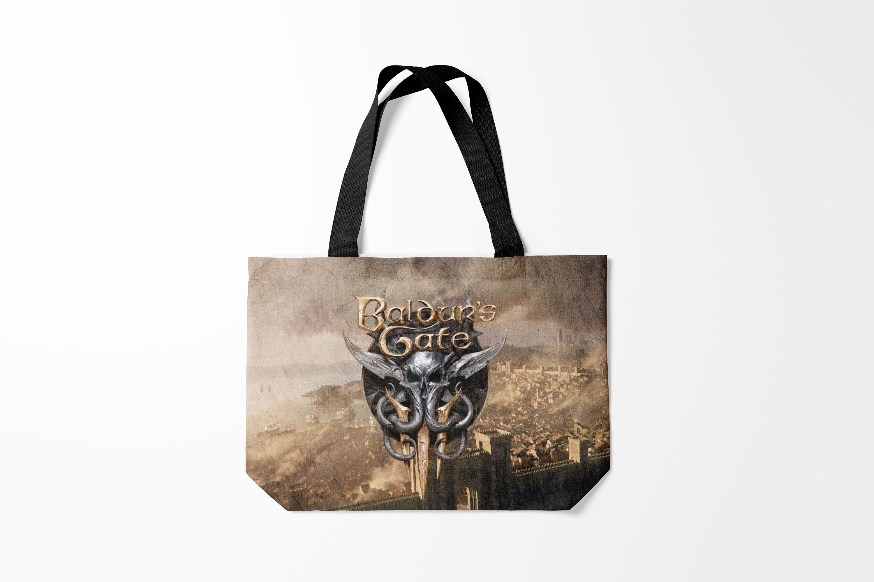 

Сумка шoппер унисекс Burnettie Baldurs Gate baldurs 3, коричневый, Baldurs Gate baldurs 3