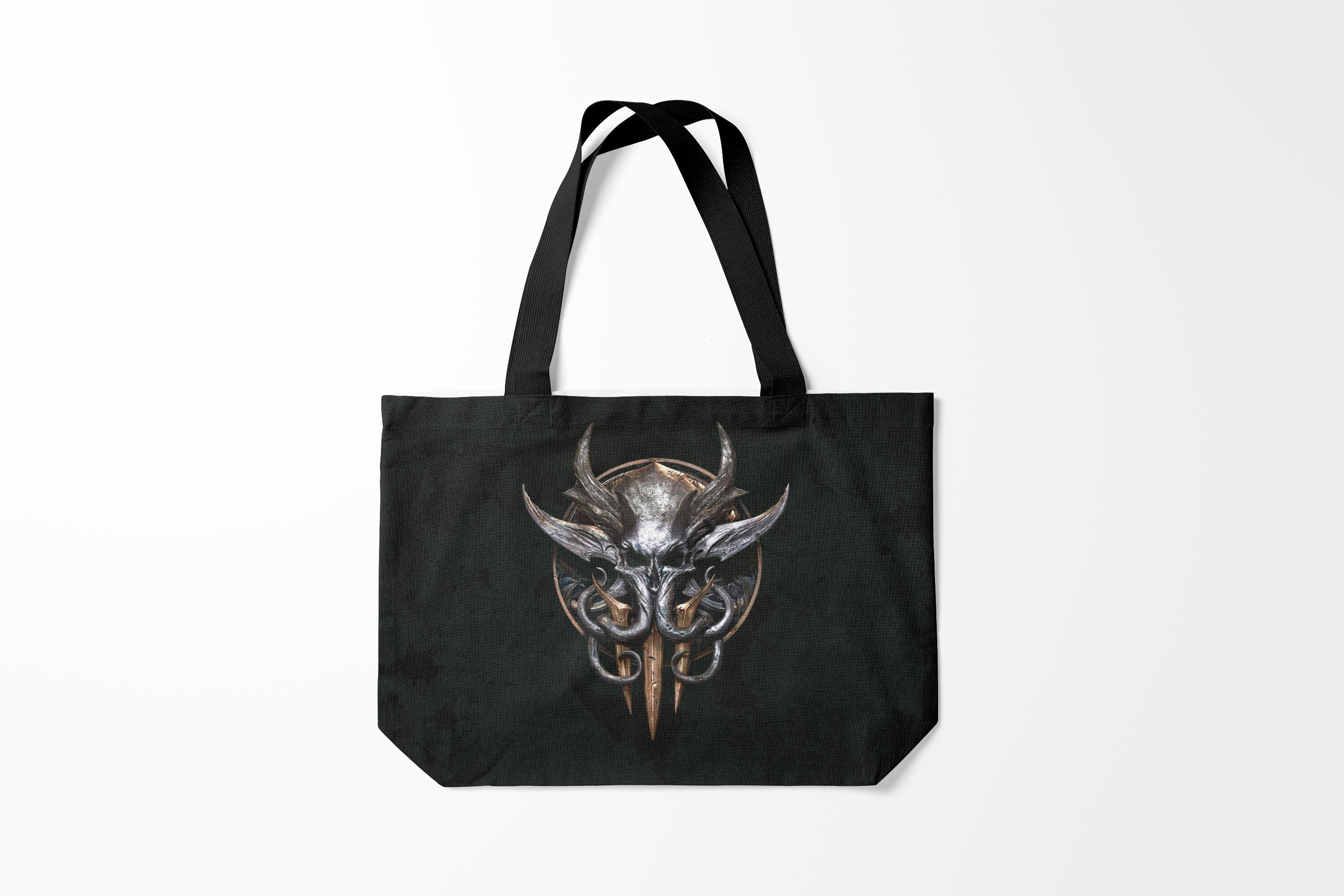 

Сумка шoппер унисекс Burnettie Baldurs Gate baldurs 3, черный, Baldurs Gate baldurs 3