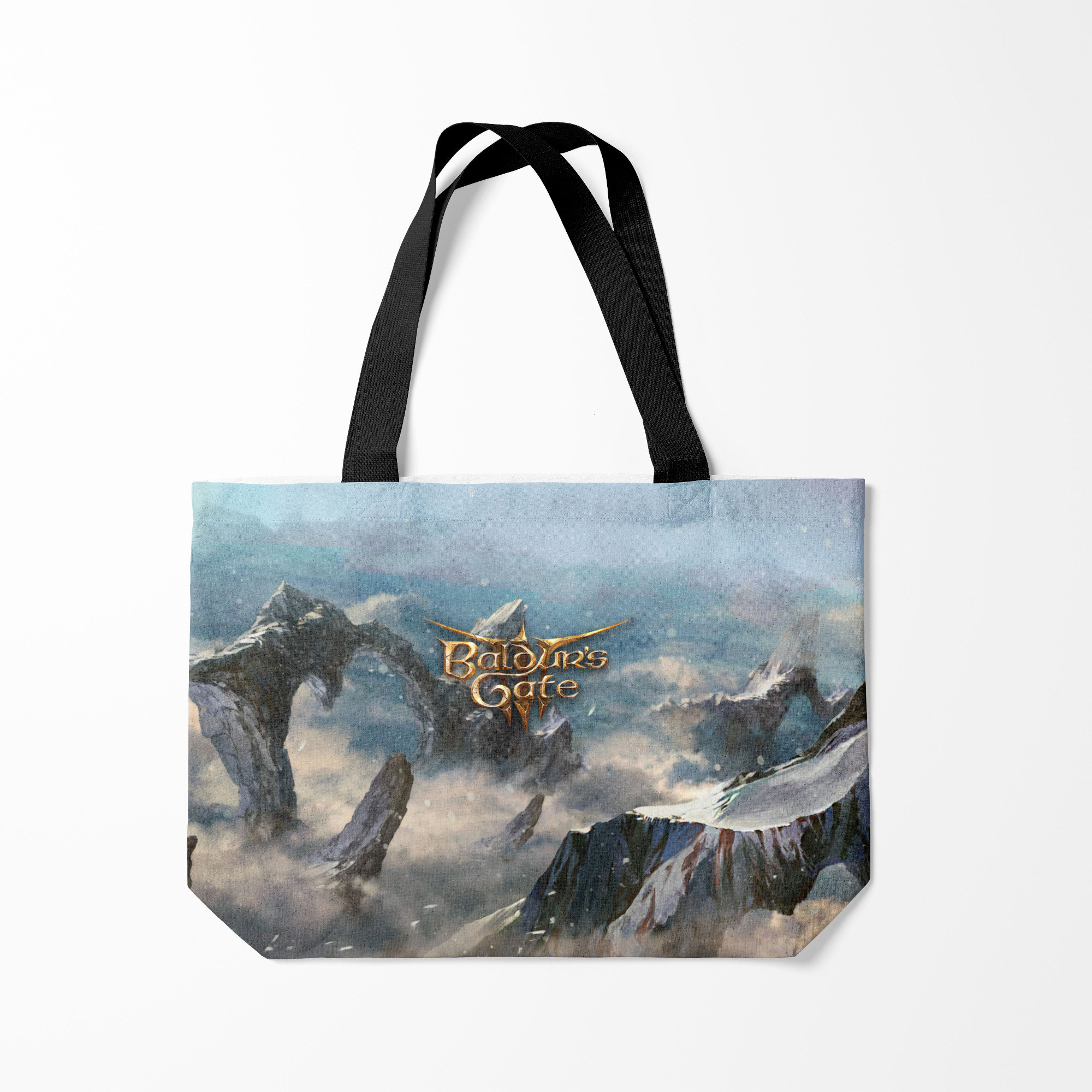 

Сумка шoппер унисекс Burnettie Baldurs Gate, голубой, Baldurs Gate