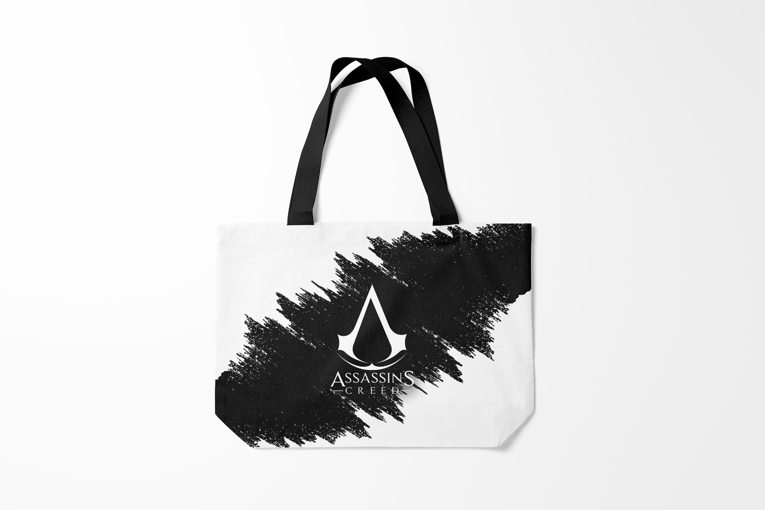 

Сумка шoппер унисекс Burnettie ASSASSINS CREED АССАССИНС КРИД Z, черный; белый, ASSASSINS CREED АССАССИНС КРИД Z