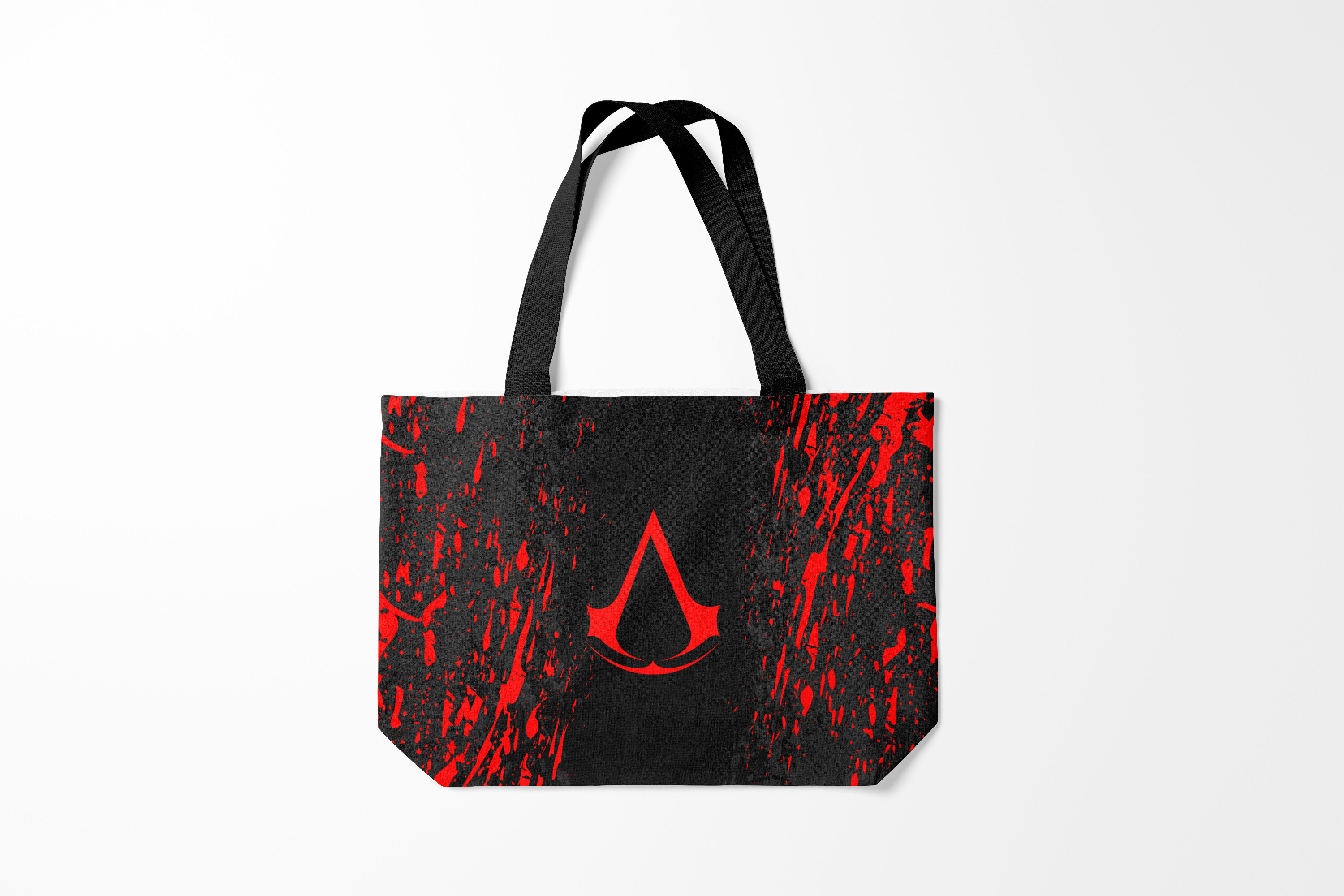 

Сумка шoппер унисекс Burnettie ASSASSINS CREED АССАСИН С КРИД Z, черный; красный, ASSASSINS CREED АССАСИН С КРИД Z
