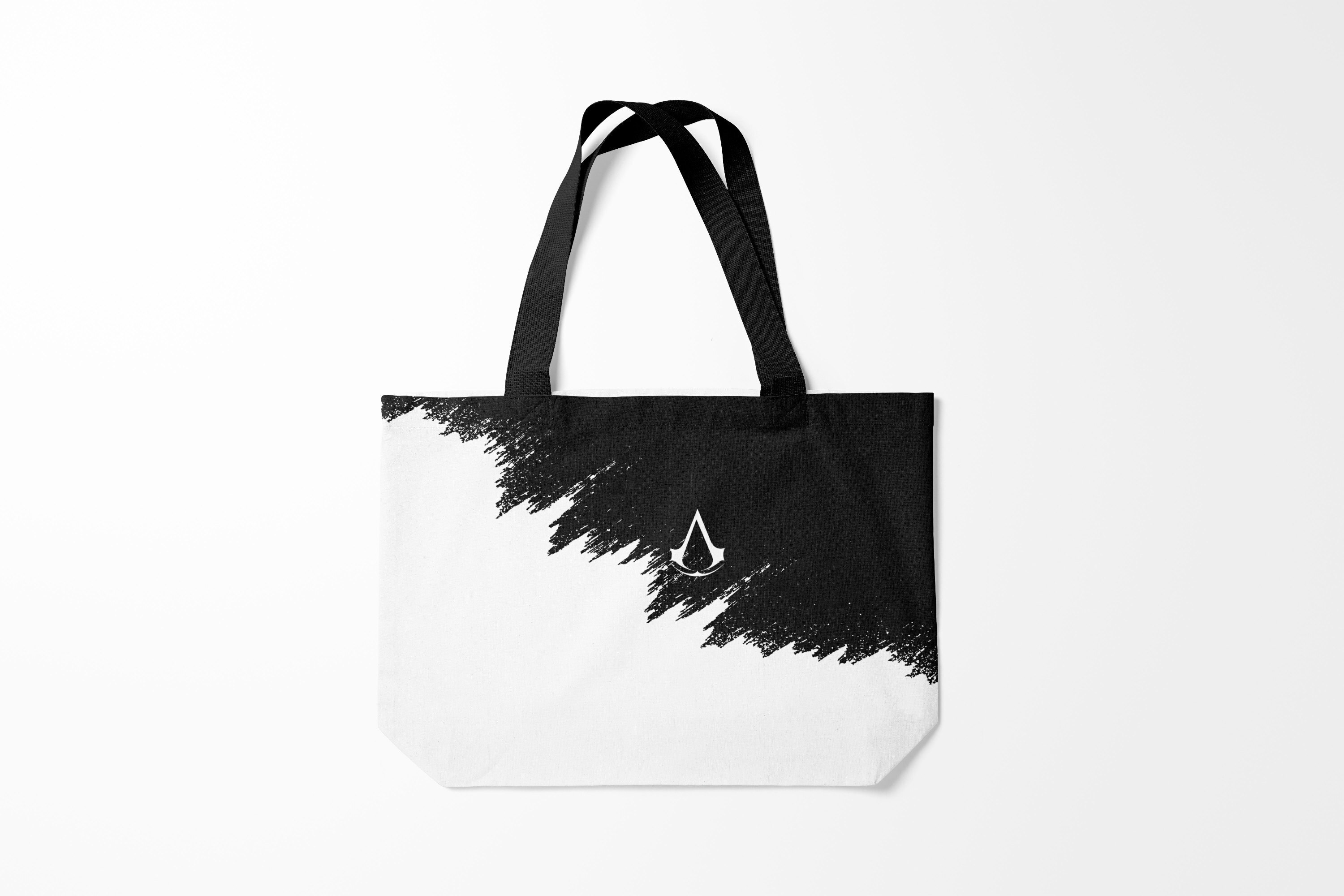 

Сумка шoппер унисекс Burnettie ASSASSINS CREED АССАСИН С КРИД Z, белый; черный, ASSASSINS CREED АССАСИН С КРИД Z