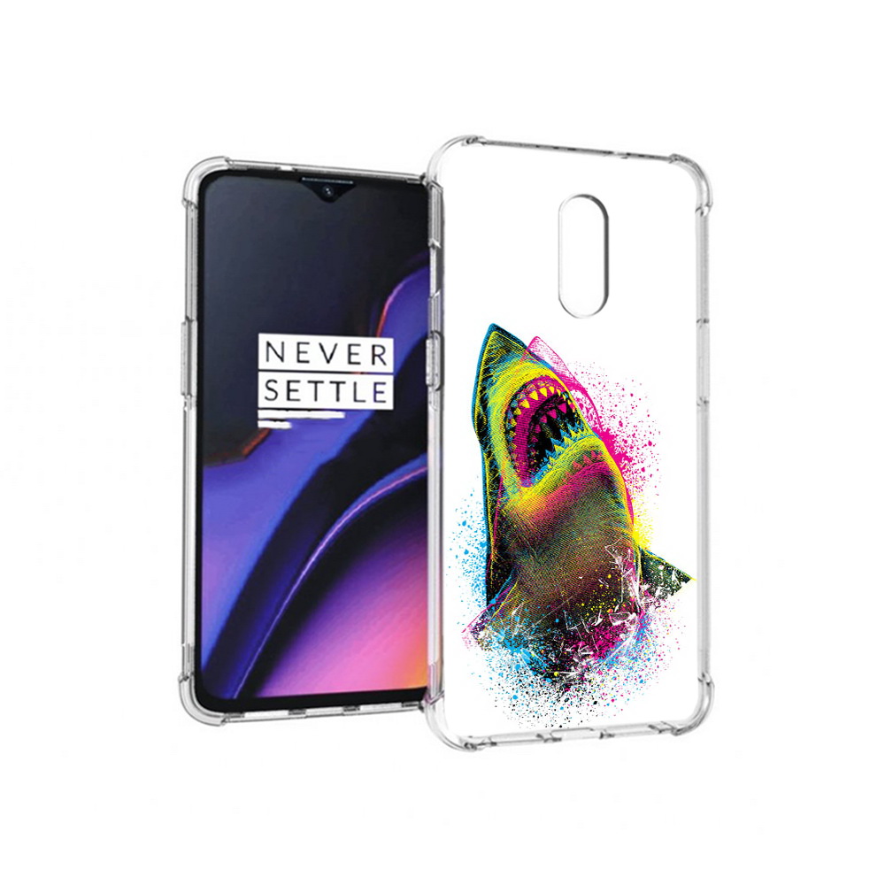 

Чехол MyPads Tocco для OnePlus 7 челюсти-2 (PT227043.140.674), Прозрачный, Tocco
