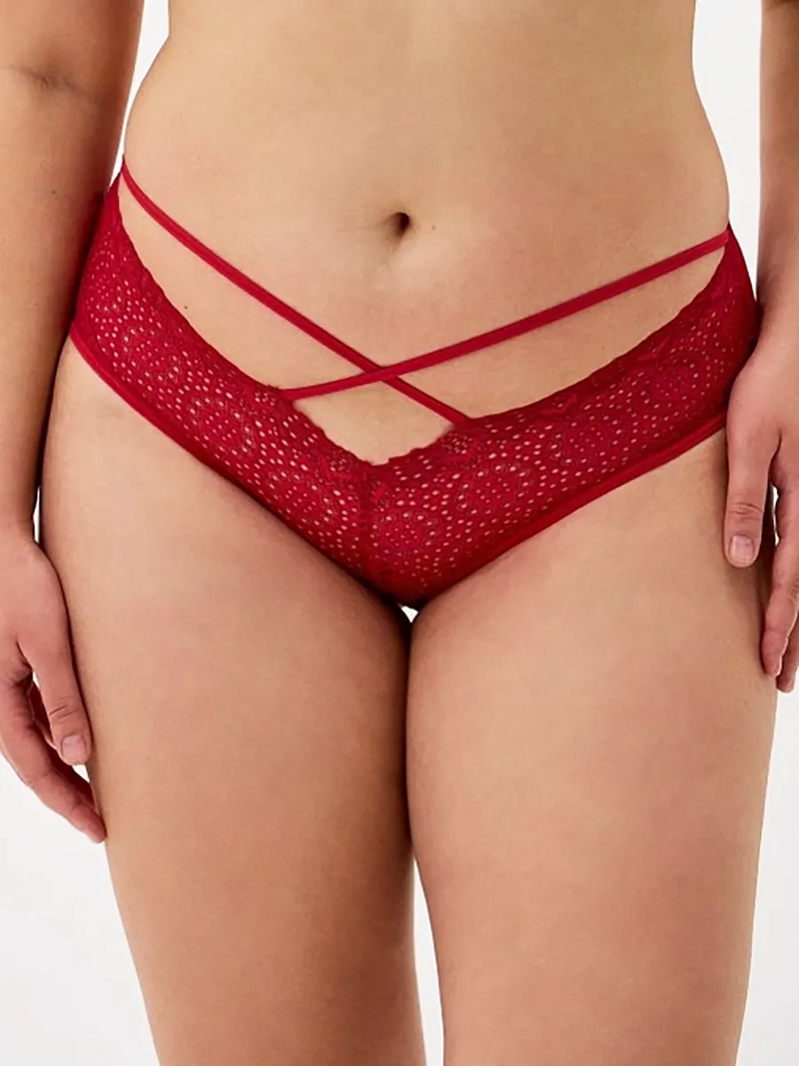

Трусы женские Настроение женщины T00017 красные 2XL, Красный, T00017