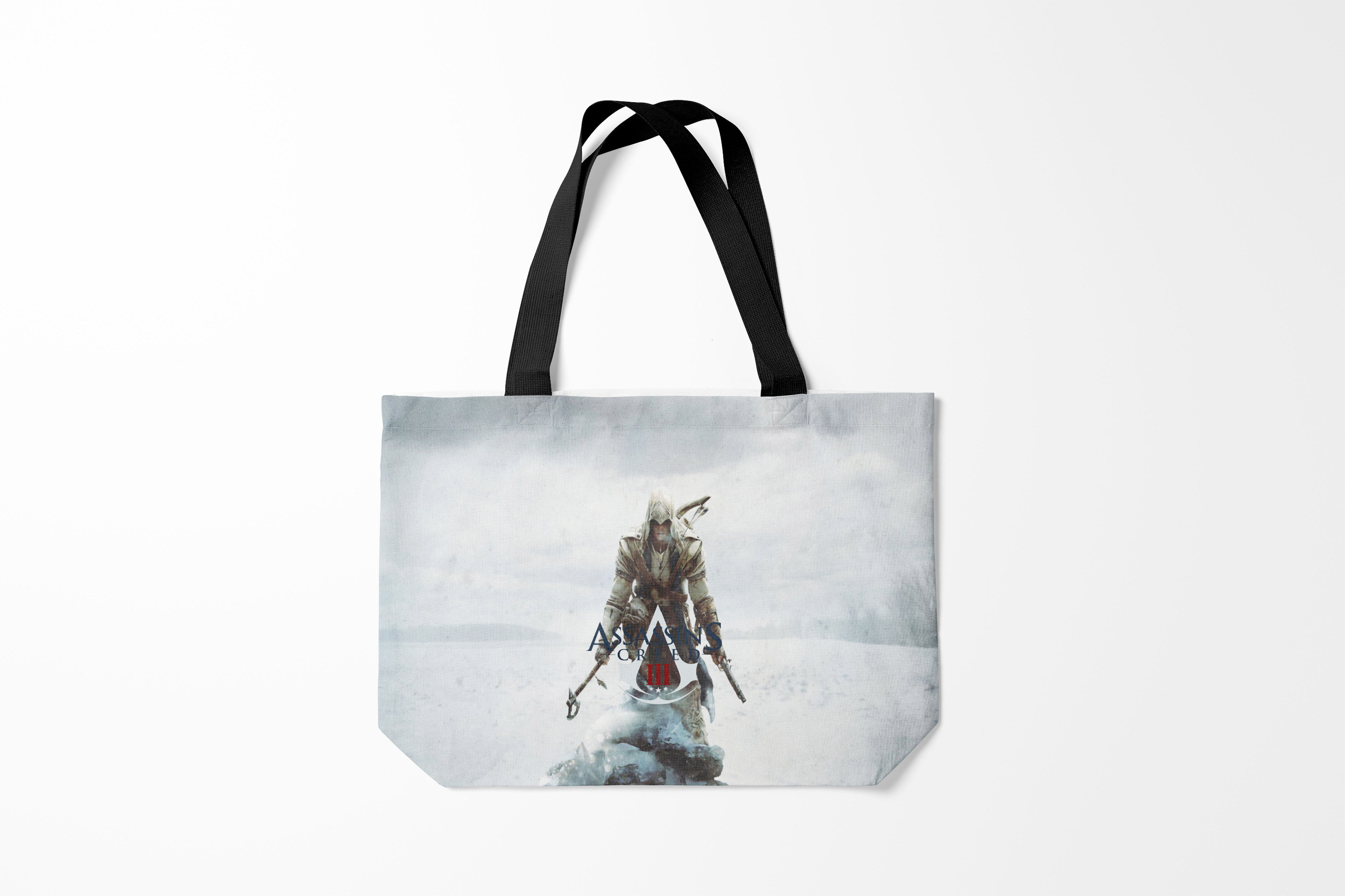 

Сумка шoппер унисекс Burnettie ASSASSINS CREED lll, серый, ASSASSINS CREED lll
