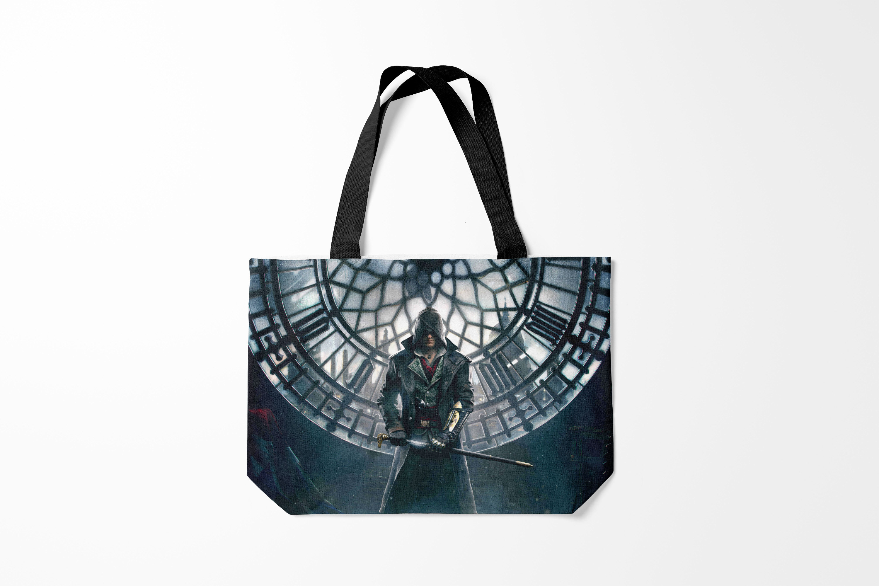 

Сумка шoппер унисекс Burnettie ASSASSINS CREED Jacob Frye, бирюзовый, ASSASSINS CREED Jacob Frye