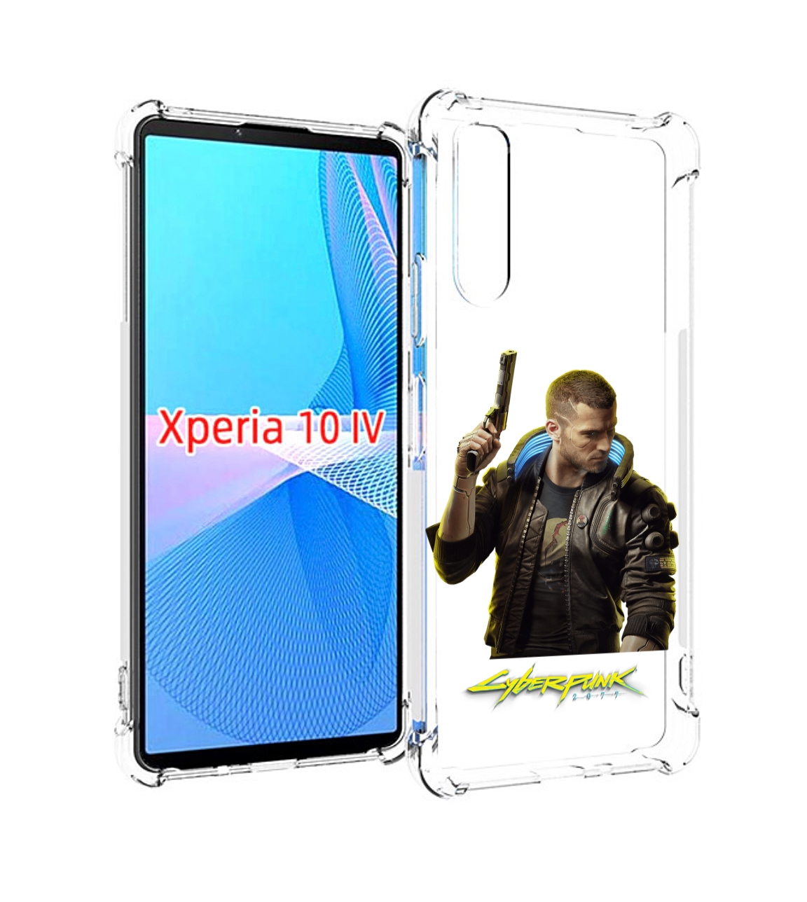 

Чехол MyPads Cyberpunk-2077 для Sony Xperia 10 IV (10-4), Прозрачный, Tocco