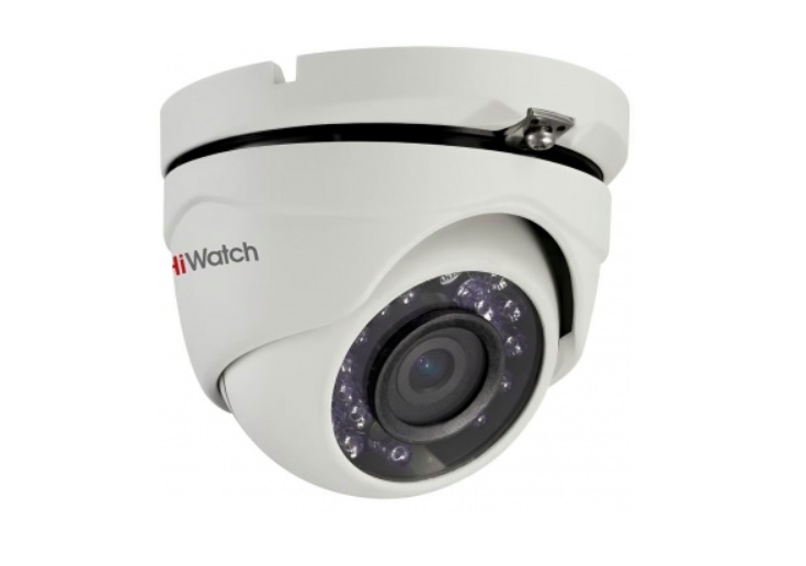 Камера видеонаблюдения аналоговая HiWatch DS-T203A(B) (3.6mm) 3.6-3.6мм HD-TVI цв. корп.:б