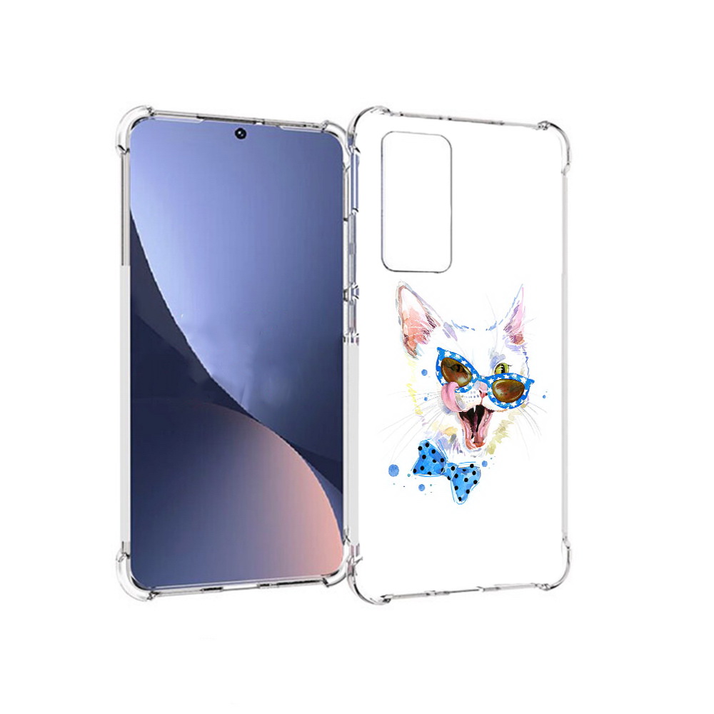 

Чехол MyPads Tocco для Xiaomi 12 белый кот (PT226952.288.229), Прозрачный, Tocco