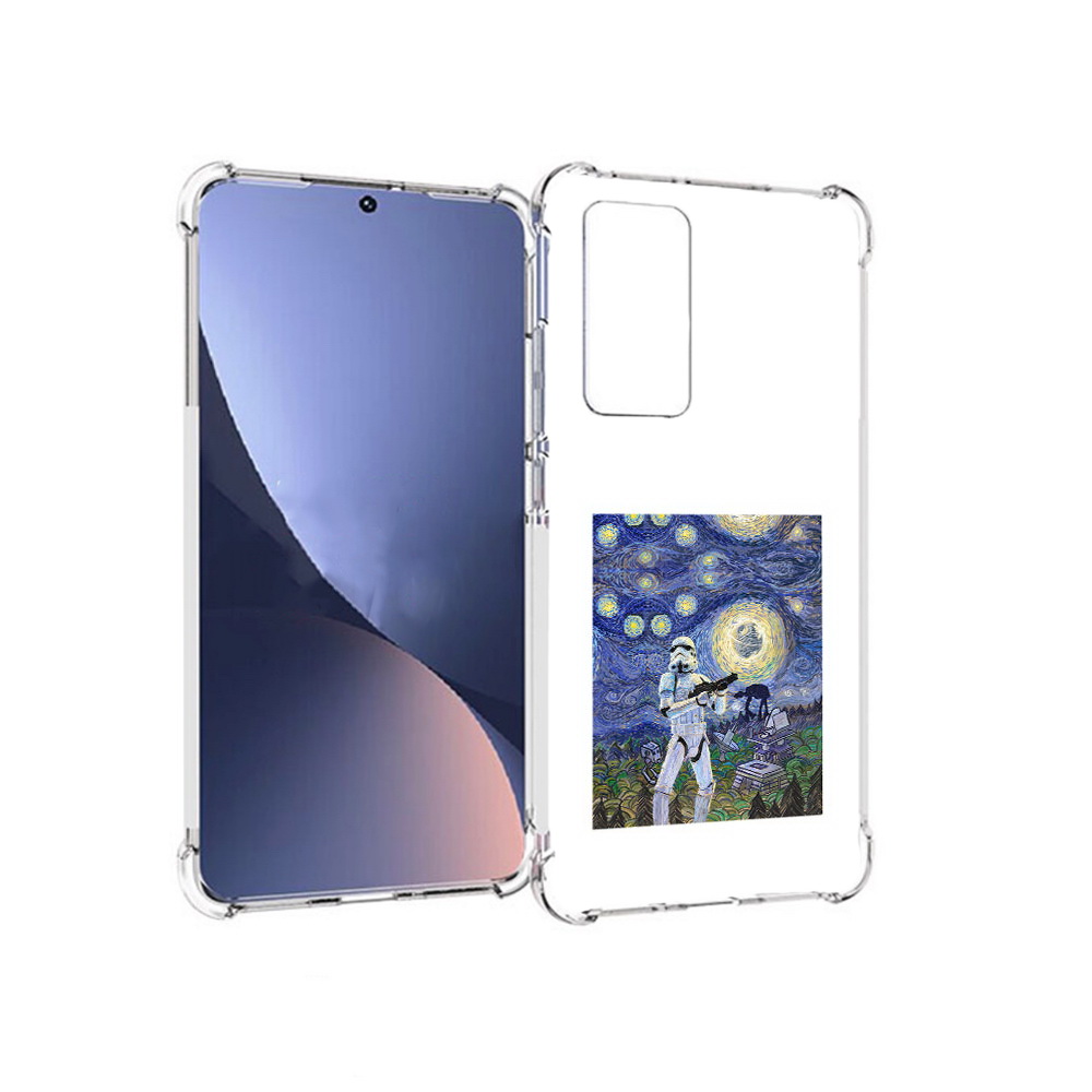 

Чехол MyPads Tocco для Xiaomi 12 star wars звездная ночь (PT226952.288.23), Прозрачный, Tocco