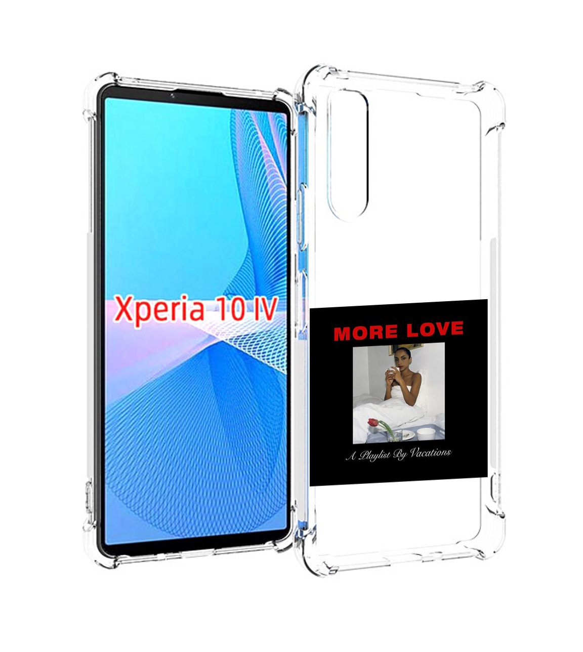 

Чехол MyPads Drake & Sade - More Love для Sony Xperia 10 IV (10-4), Прозрачный, Tocco