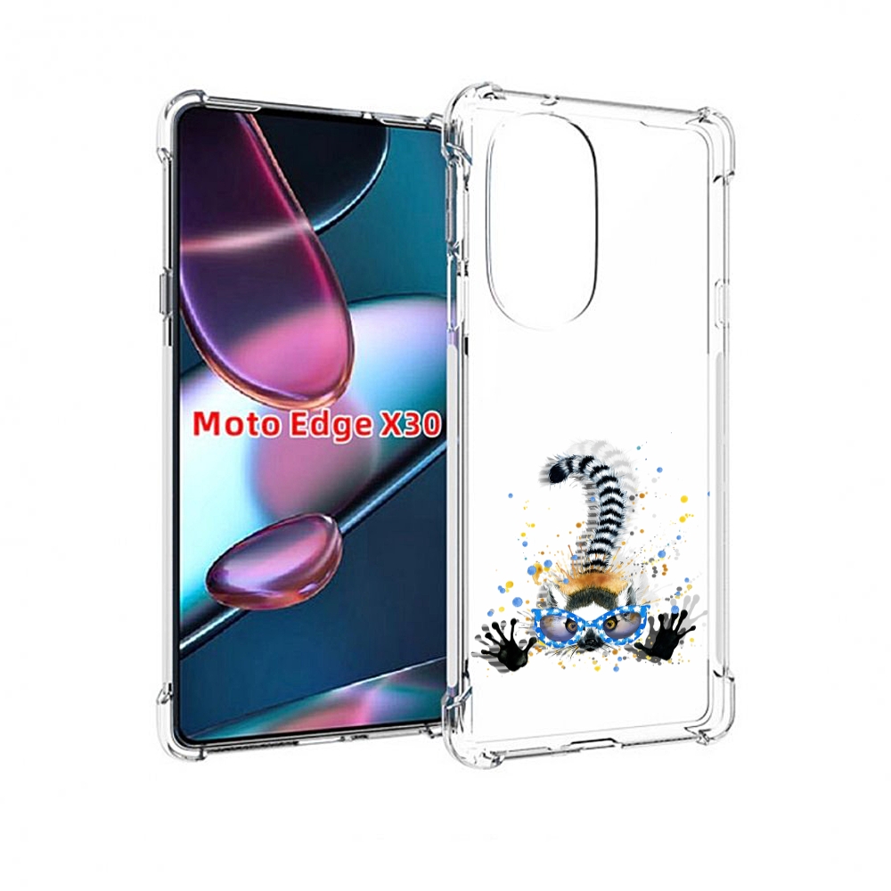 

Чехол MyPads лямур для Motorola Moto Edge X30, Прозрачный, Tocco