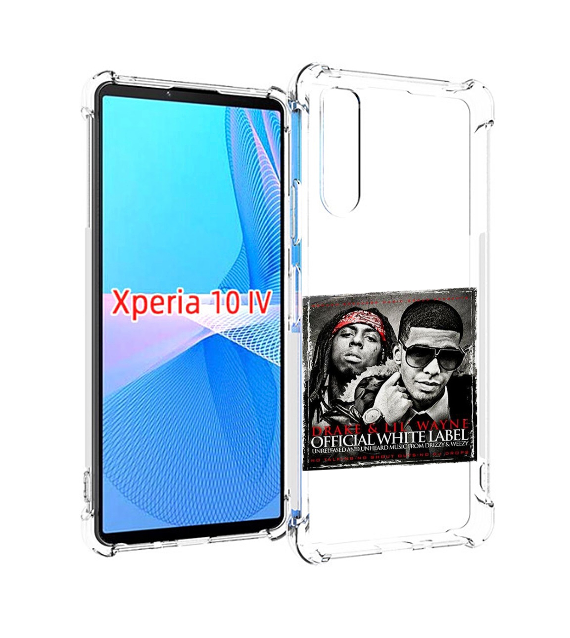 

Чехол MyPads Drake - Official White Label для Sony Xperia 10 IV (10-4), Прозрачный, Tocco