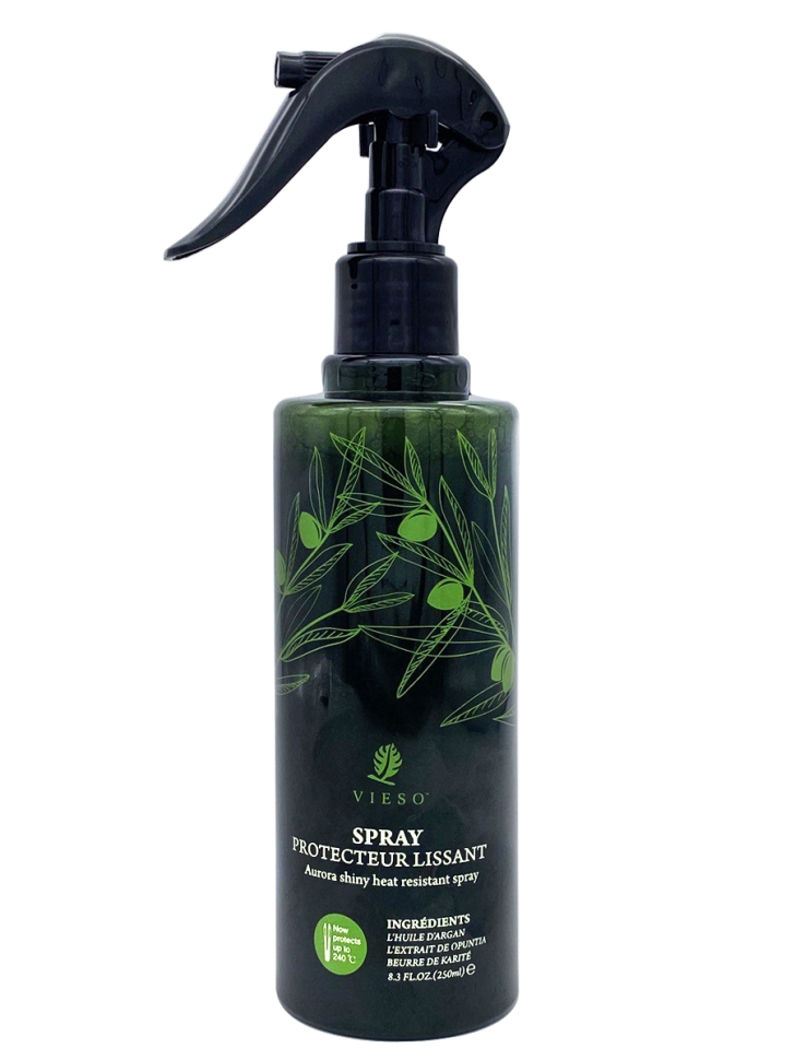 Спрей для волос термозащитный с кератином VIESO Aurora Shiny Heat Resistant Spray, 250 мл
