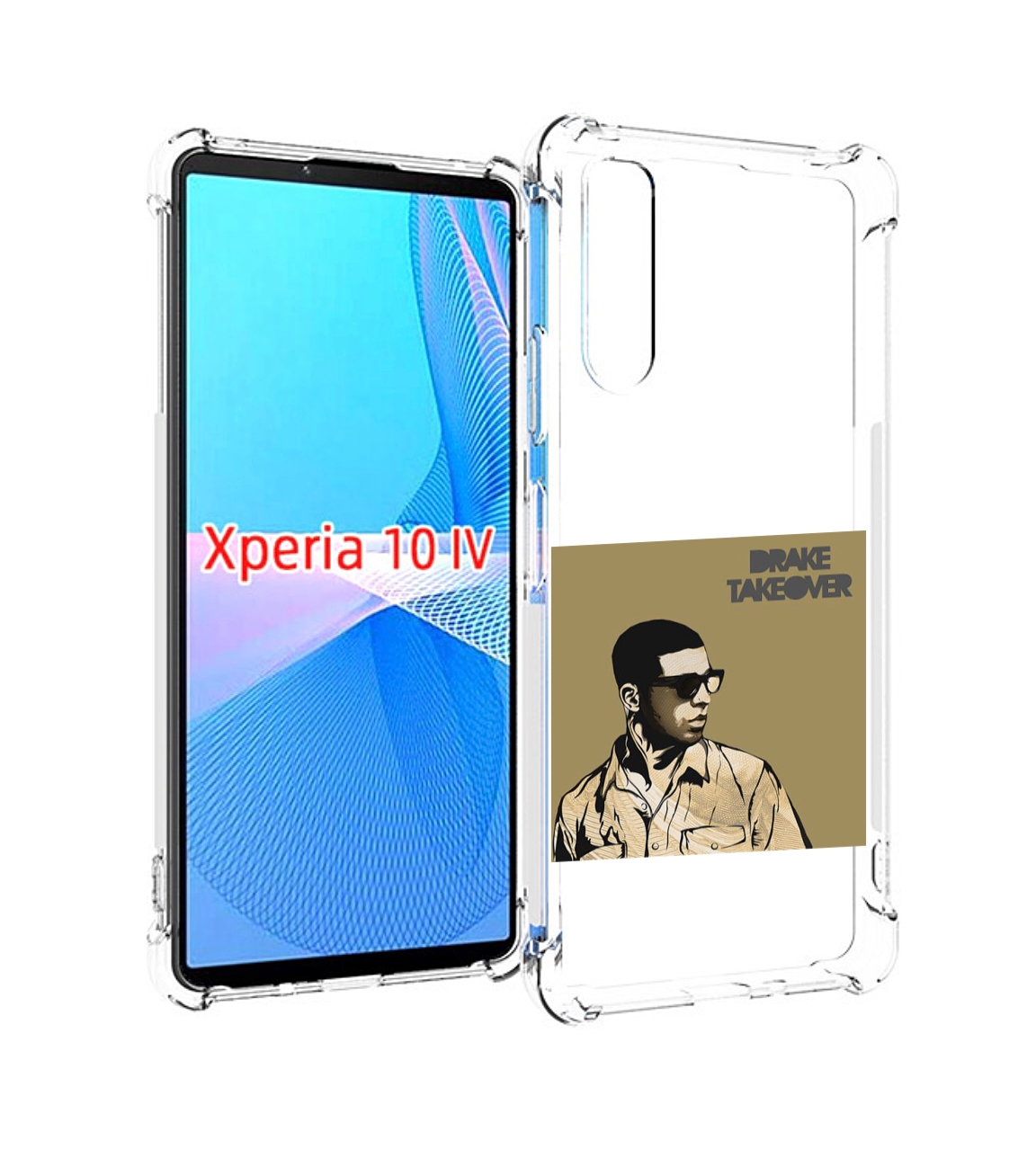 

Чехол MyPads Drake - Takeover для Sony Xperia 10 IV (10-4), Прозрачный, Tocco