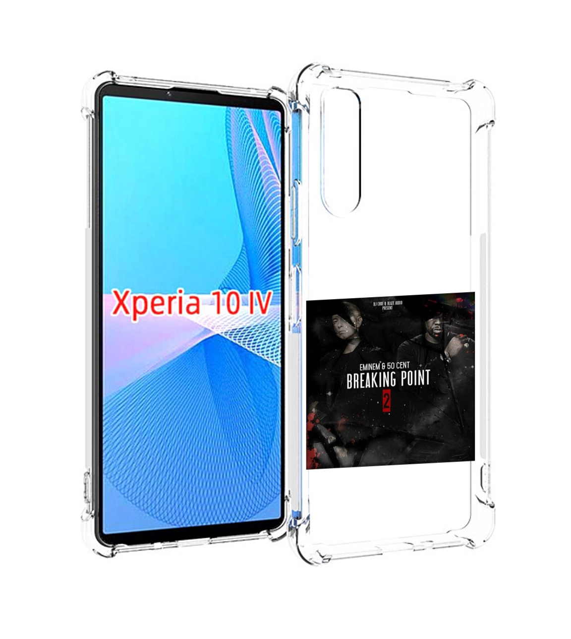 

Чехол MyPads Eminem & 50 Cent - Breaking Point 2 для Sony Xperia 10 IV (10-4), Прозрачный, Tocco