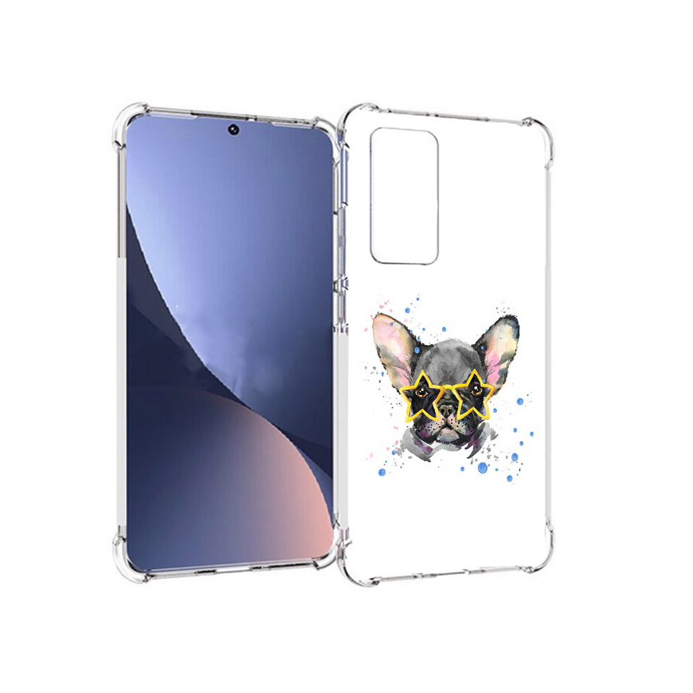 

Чехол MyPads Tocco для Xiaomi 12 буля в очках (PT226952.288.252), Прозрачный, Tocco