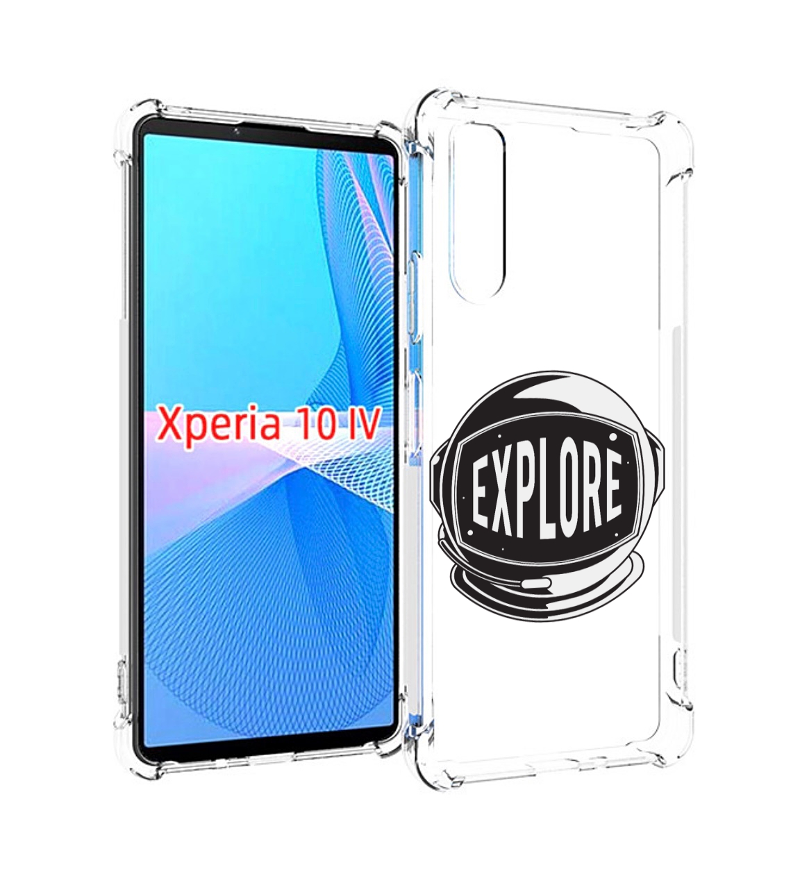 

Чехол MyPads Explore для Sony Xperia 10 IV (10-4), Прозрачный, Tocco