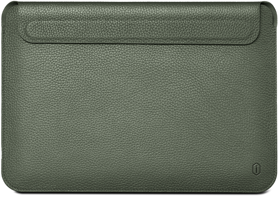 фото Чехол для ноутбука унисекс wiwu genuine leather 13" green