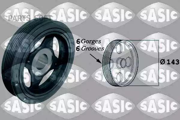 SASIC 2154023 Шкив коленвала Nissan Qashqai (2006-2011) Tida (d?s 2007) X-Trail (2007-2010