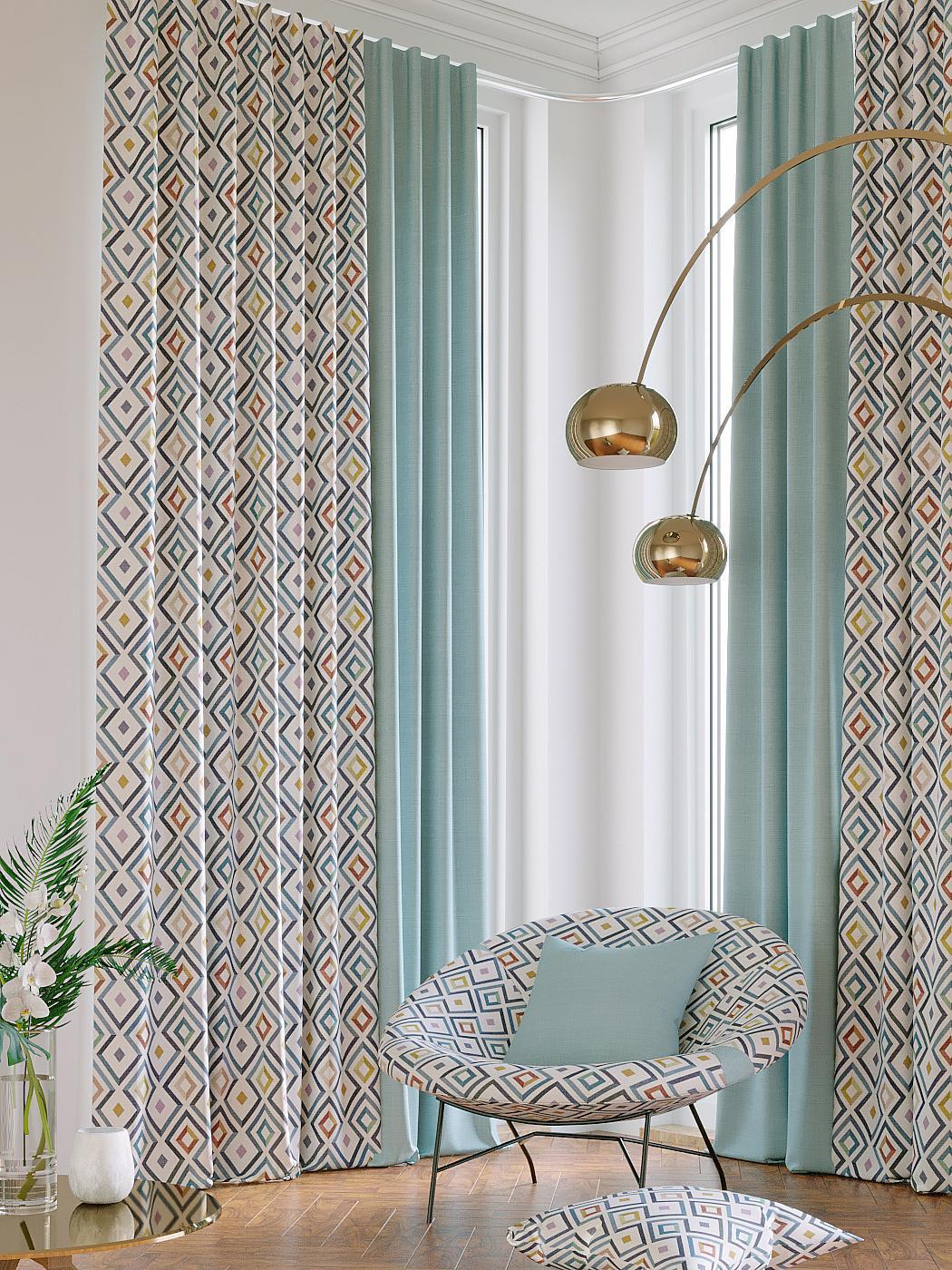 

Комплекты штор AT HOME Роминия высота 280 см, ширина 220 см, Белый, 980726