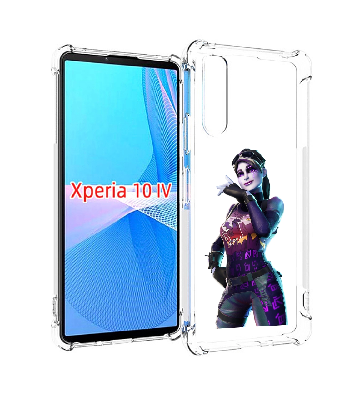 

Чехол MyPads Fortnite-3 для Sony Xperia 10 IV (10-4), Прозрачный, Tocco