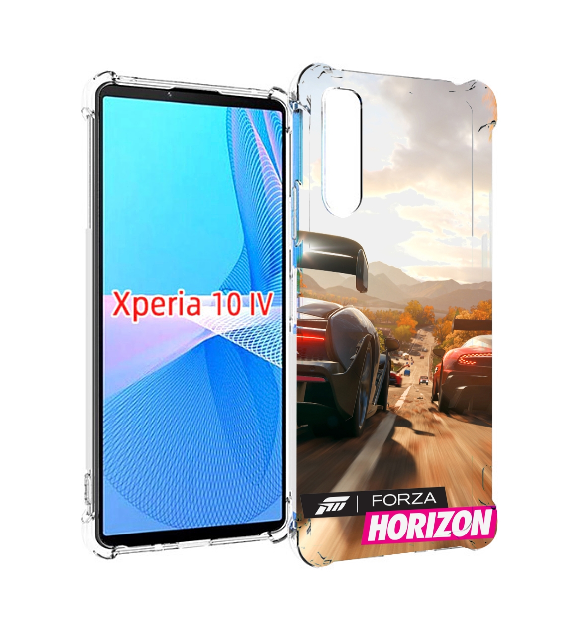 

Чехол MyPads Forza Horizon для Sony Xperia 10 IV (10-4), Прозрачный, Tocco
