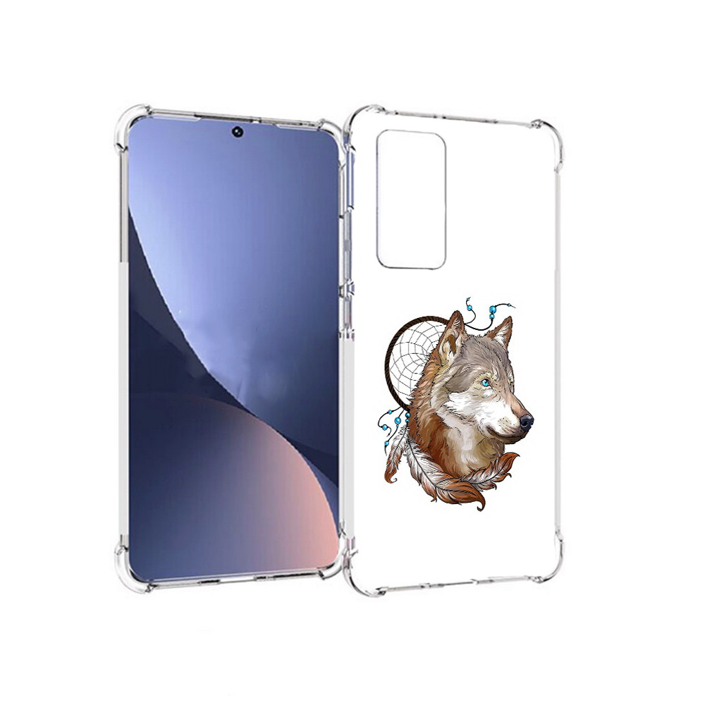 

Чехол MyPads Tocco для Xiaomi 12 волк и ловец снов (PT226952.288.269), Прозрачный, Tocco