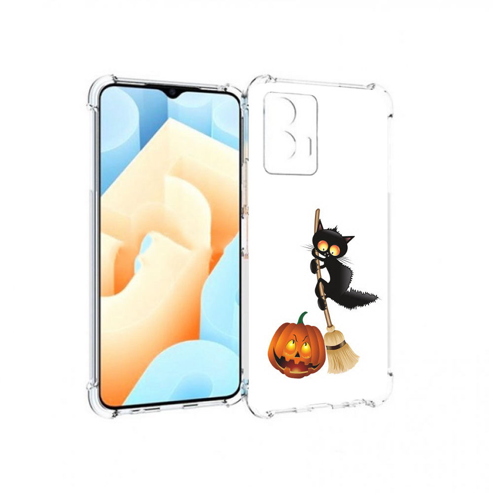 

Чехол MyPads Tocco для Vivo U5 хэлуинский котик (PT226979.416.667), Прозрачный, Tocco