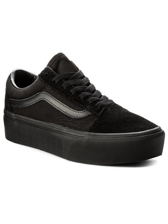 

Кеды Old Skool Platfor VN0A3B3UBKA Vans Черный 44 EU, Old Skool Platfor VN0A3B3UBKA