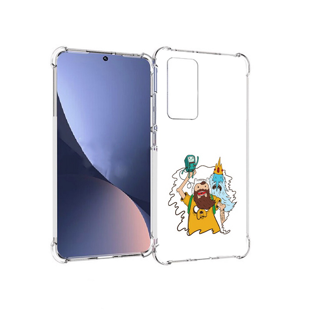 

Чехол MyPads Tocco для Xiaomi 12 время приключений старый Финн (PT226952.288.279), Прозрачный, Tocco