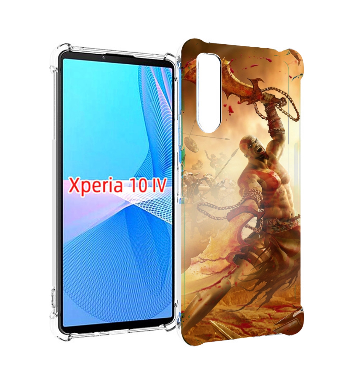 

Чехол MyPads God Of War III для Sony Xperia 10 IV (10-4), Прозрачный, Tocco