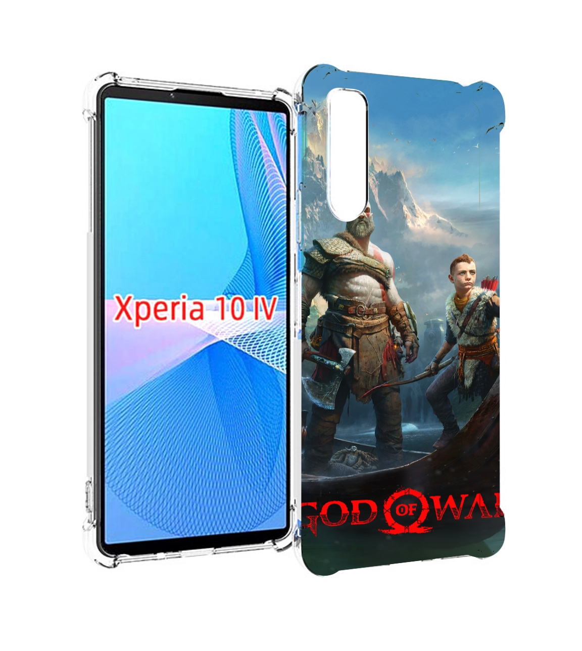 

Чехол MyPads God Of War Кратос Атрей для Sony Xperia 10 IV (10-4), Прозрачный, Tocco