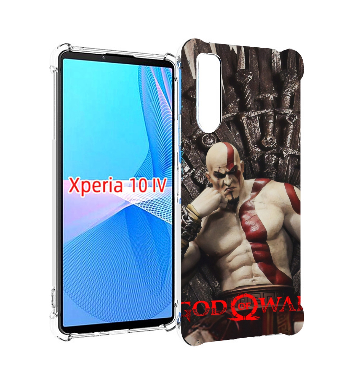 

Чехол MyPads God of War Кратос для Sony Xperia 10 IV (10-4), Прозрачный, Tocco