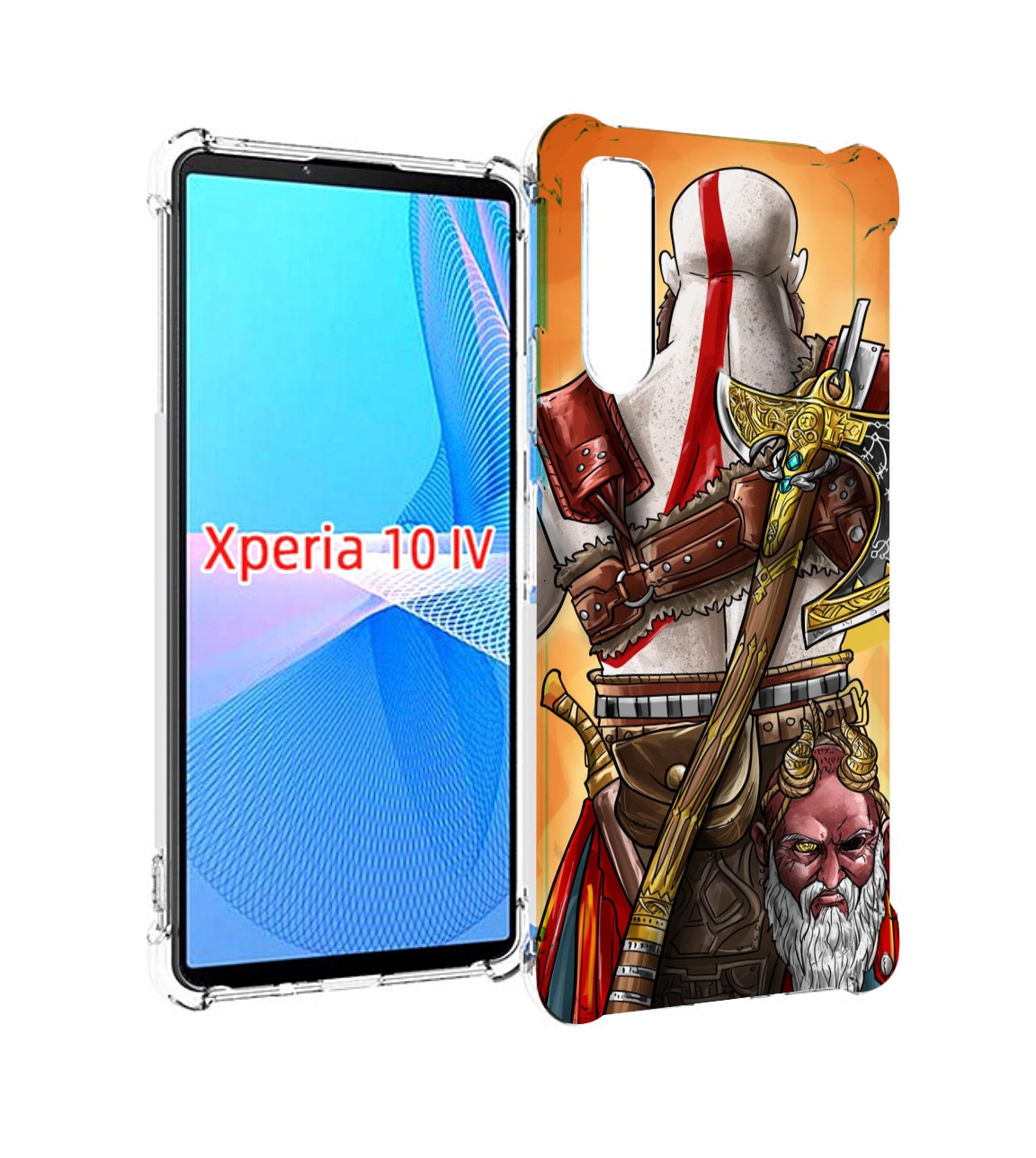 

Чехол MyPads God of War для Sony Xperia 10 IV (10-4), Прозрачный, Tocco