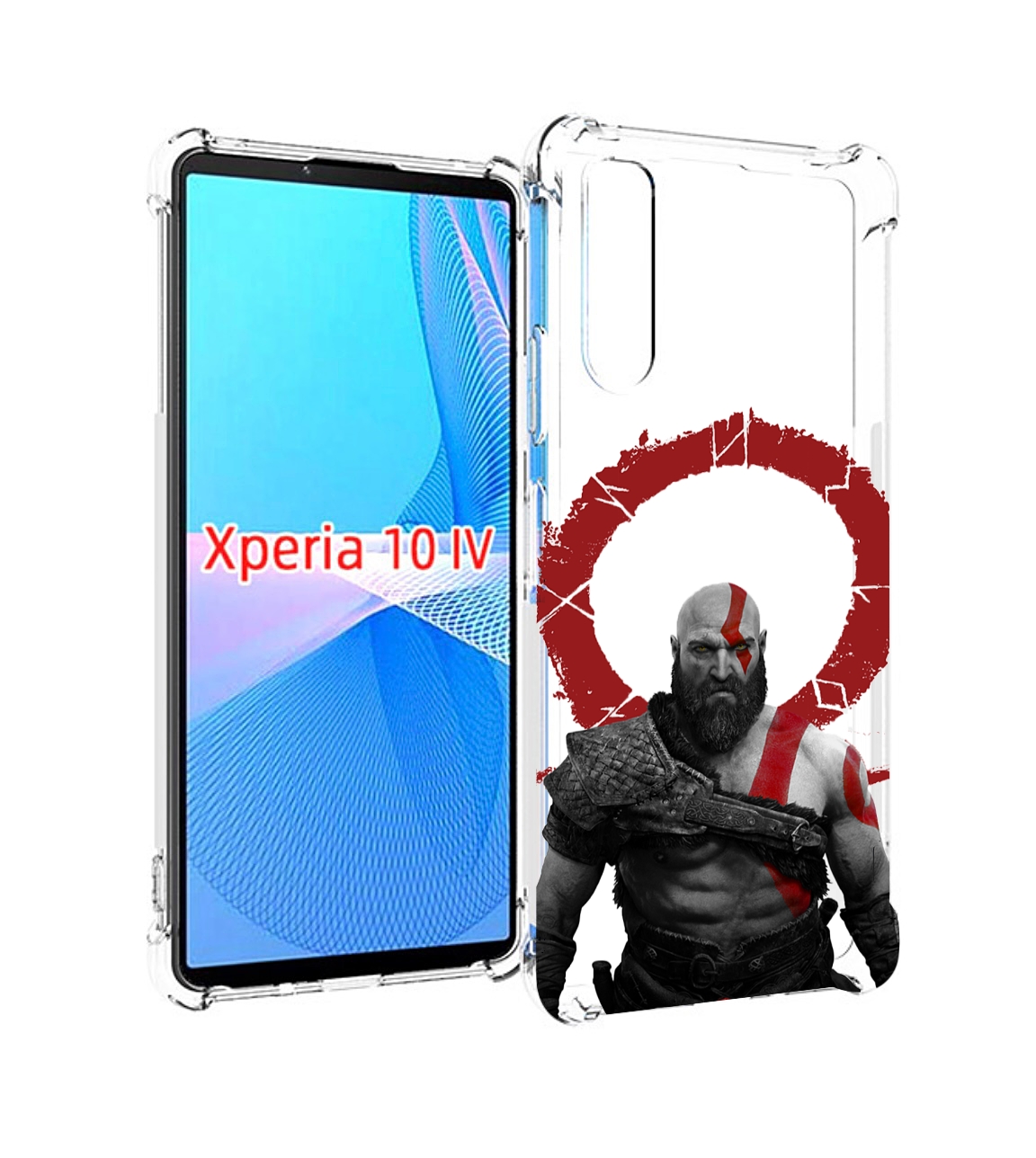 

Чехол MyPads God-of-War для Sony Xperia 10 IV (10-4), Прозрачный, Tocco