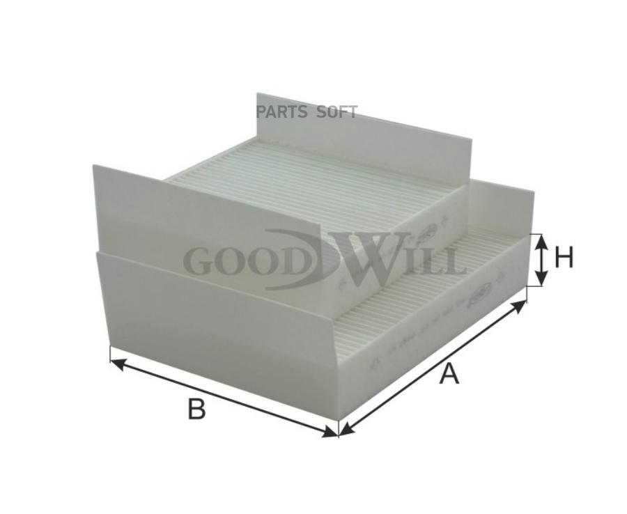 

Комплект фильтров салона Goodwill AG2952KCF