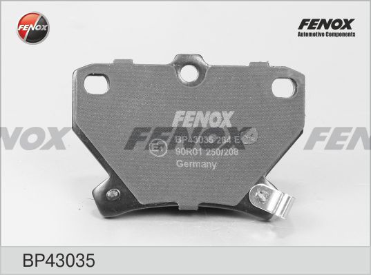 

Тормозные колодки FENOX дисковые BP43035