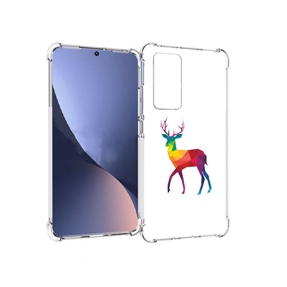 

Чехол MyPads Tocco для Xiaomi 12 геометрический олень (PT226952.288.286), Прозрачный, Tocco