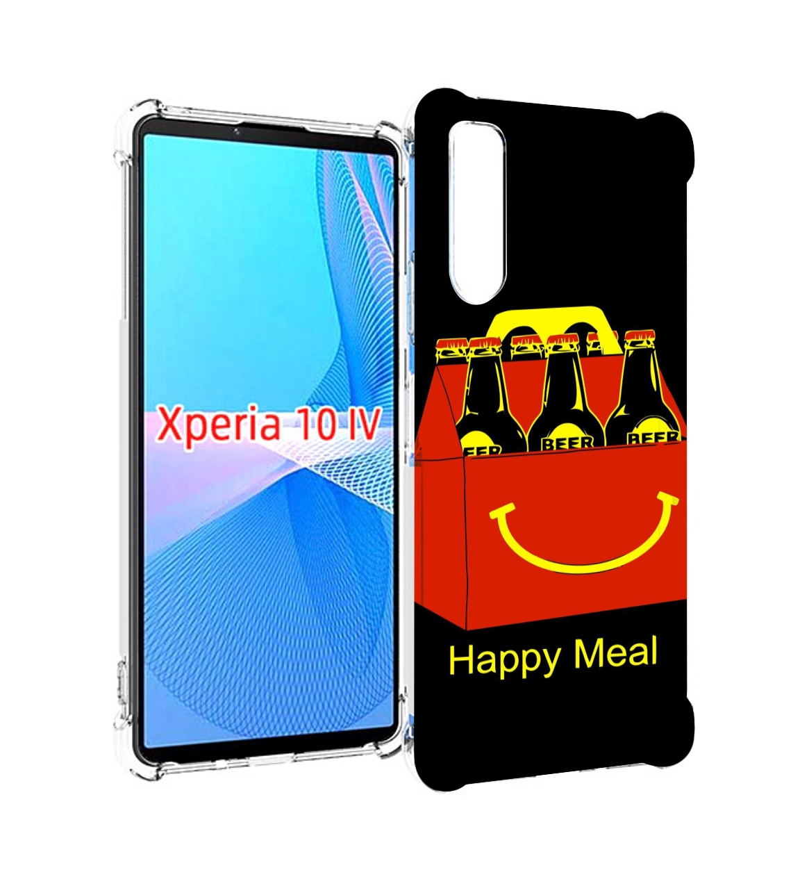 

Чехол MyPads Happy Meal для Sony Xperia 10 IV (10-4), Прозрачный, Tocco