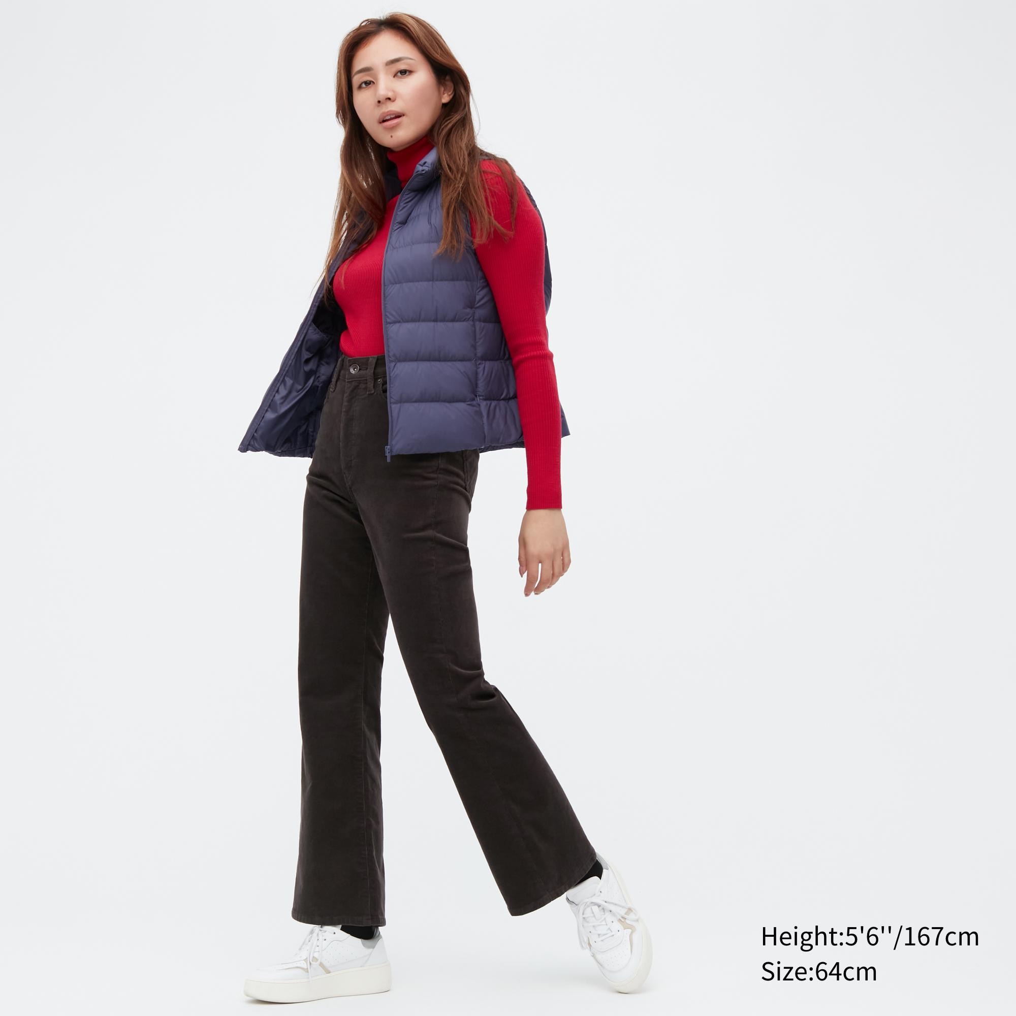 Брюки женские UNIQLO 453627COL08 серые 29 (доставка из-за рубежа)