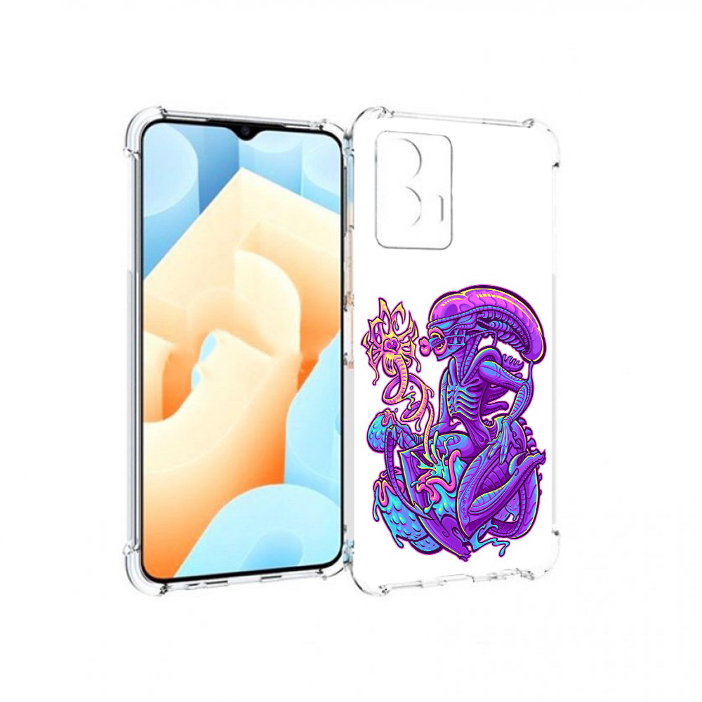 

Чехол MyPads Tocco для Vivo U5 чужой фиолетовый цвет (PT226979.416.693), Прозрачный, Tocco