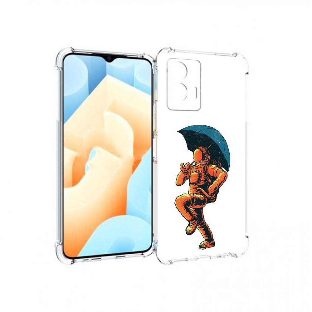 

Чехол MyPads Tocco для Vivo U5 шагающий космонавт с зонтом (PT226979.416.695), Прозрачный, Tocco