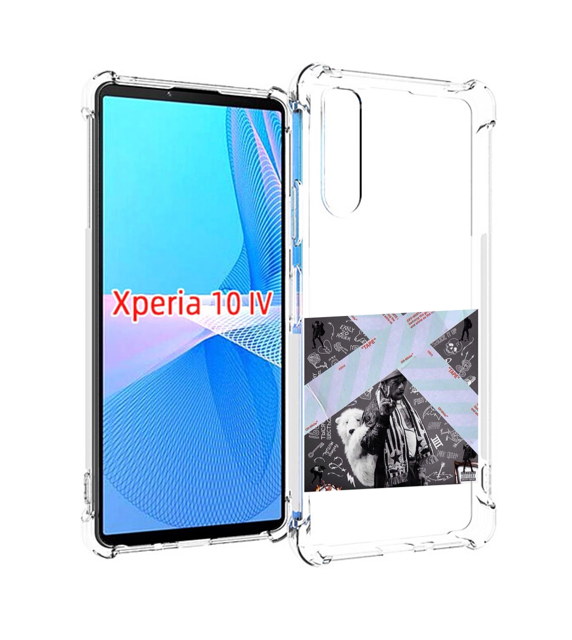 

Чехол MyPads Lil Uzi Vert - Luv Is Rage 2 для Sony Xperia 10 IV (10-4), Прозрачный, Tocco