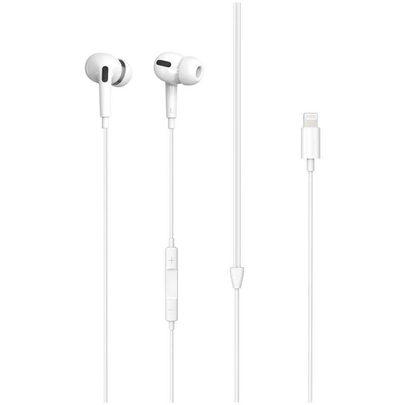 

Наушники SmartBuy Pro-8, 8pin (Lightning), 1,1м, белый