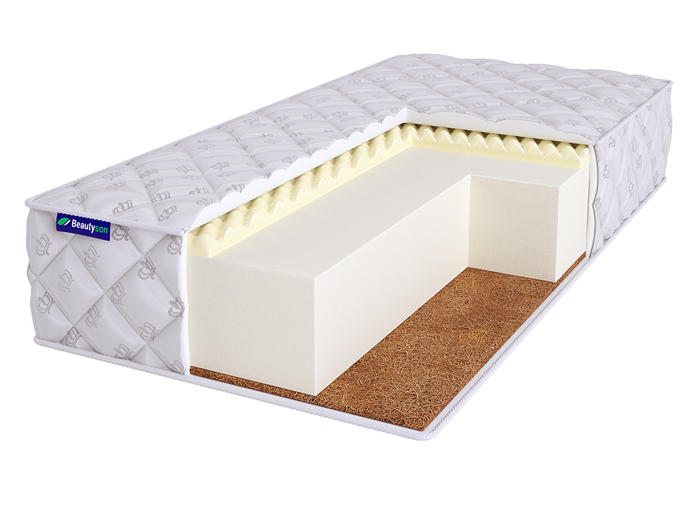 

Матрас Beautyson Roll Foam 21 Massage Cocos, 75х120, 25 см, беспружинный, Roll Foam 21 Massage Cocos