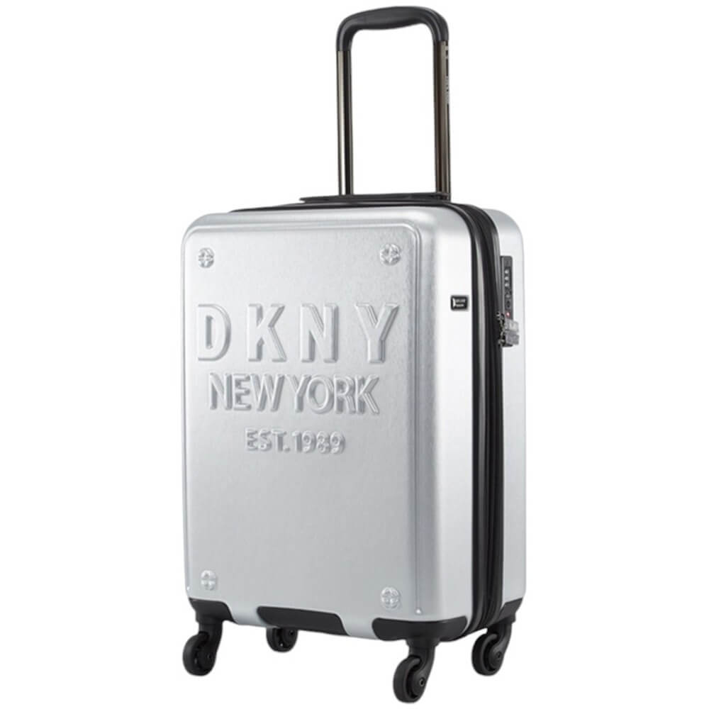 Чемодан унисекс DKNY New Yorker серебристый, S