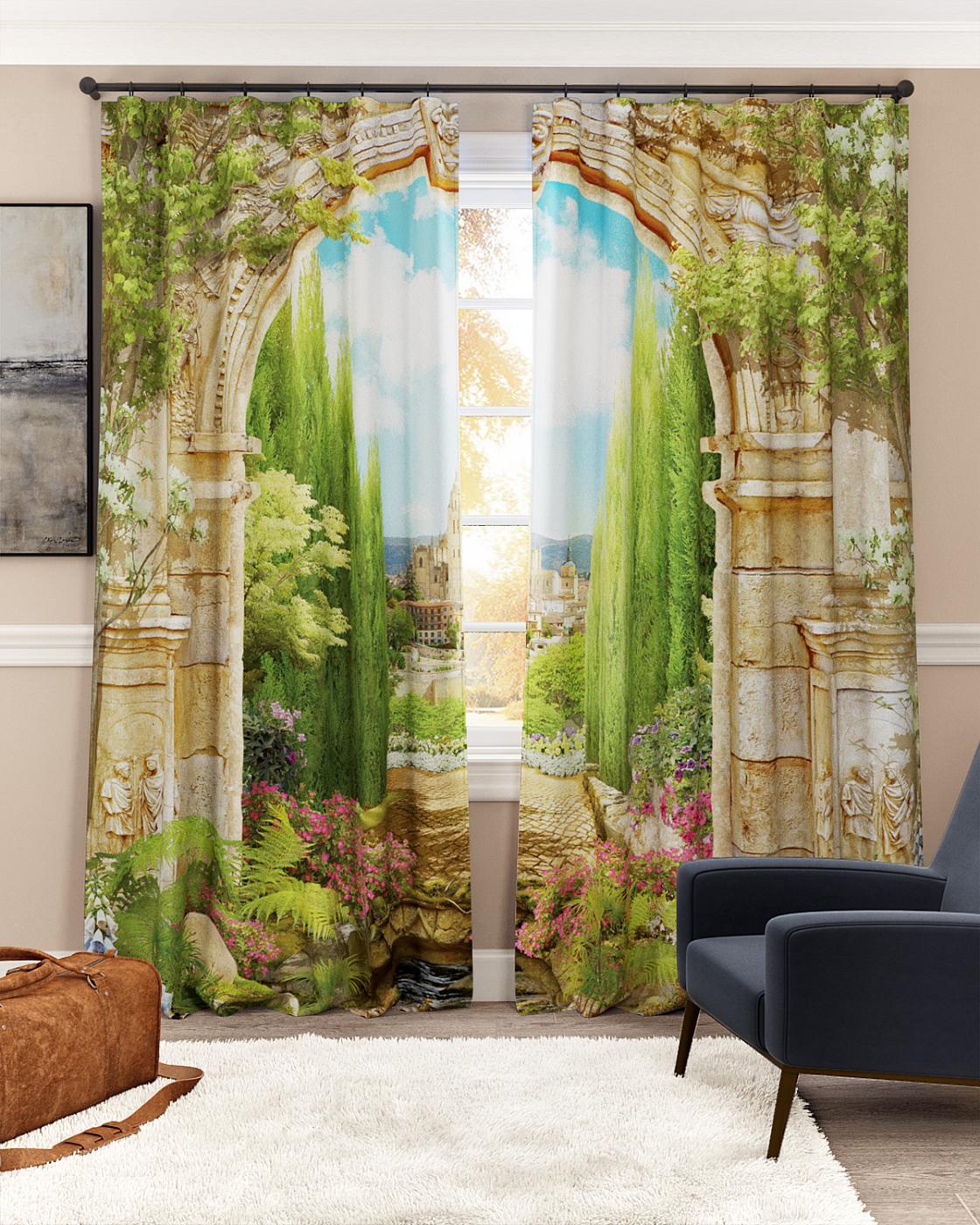 

Фотошторы AT HOME Необыкновенный вид высота 260 см, ширина 150 см, 900808