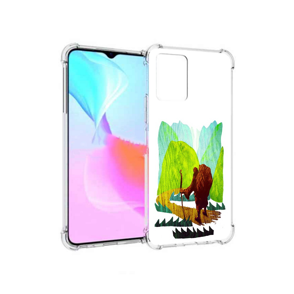 

Чехол MyPads Tocco для Vivo Y33s Лесная тропа (PT226981.417.106), Прозрачный, Tocco