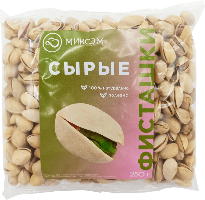 

Фисташки сырые Миксэм, 250 г